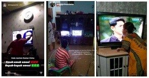 6 Aksi Kocak Penonton Sinetron Ikatan Cinta, Ada yang Nekat Cium Amanda Manopo
