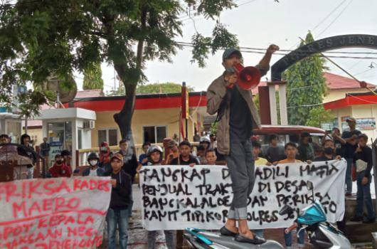 Forum Pemuda-Mahasiswa Demo Kejari Jeneponto, Desak Penuntasan Kasus Korupsi
