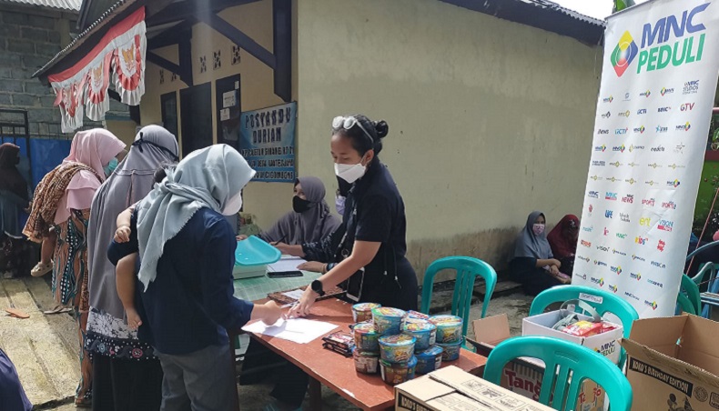 Ketua Posyandu Bersyukur MNC Peduli Gelar Pemeriksaan Gizi Anak dan Ibu Hamil di Bogor