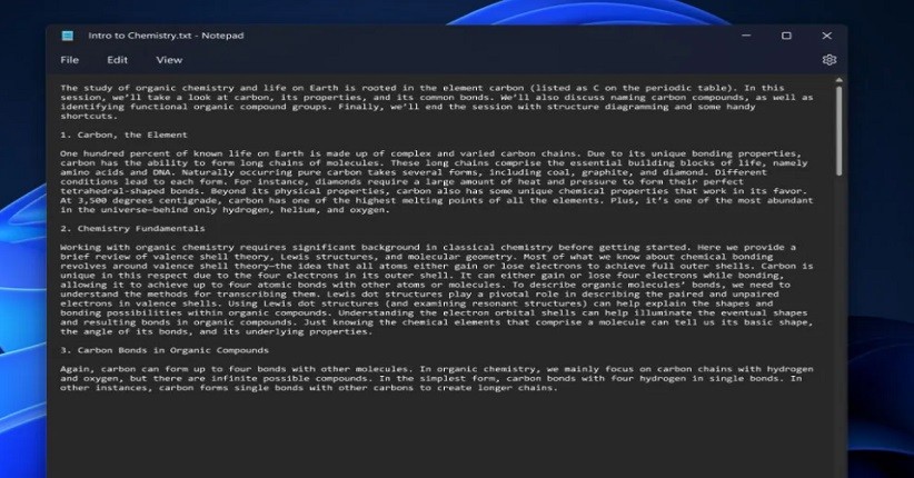 Pengguna Windows 11 Dapat Notepad Versi Baru, Kini Punya Fitur Dark Mode