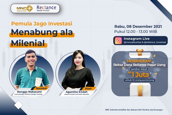Kupas Tuntas Strategi Investasi untuk Milenial, Simak IG Live MNC Sekuritas Siang Ini Pukul 12.00 WIB