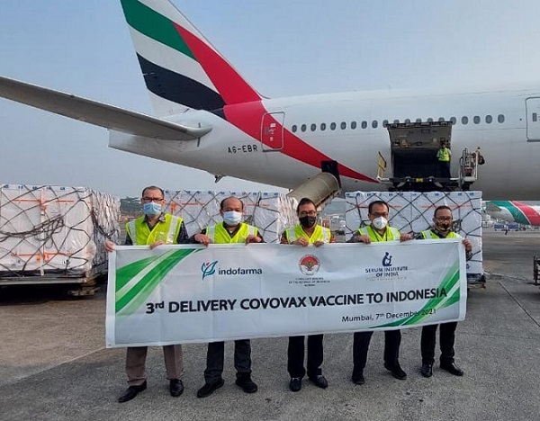 Indonesia Terima 4 Juta Vaksin Covovax Tahap III dari Serum Institute India  
