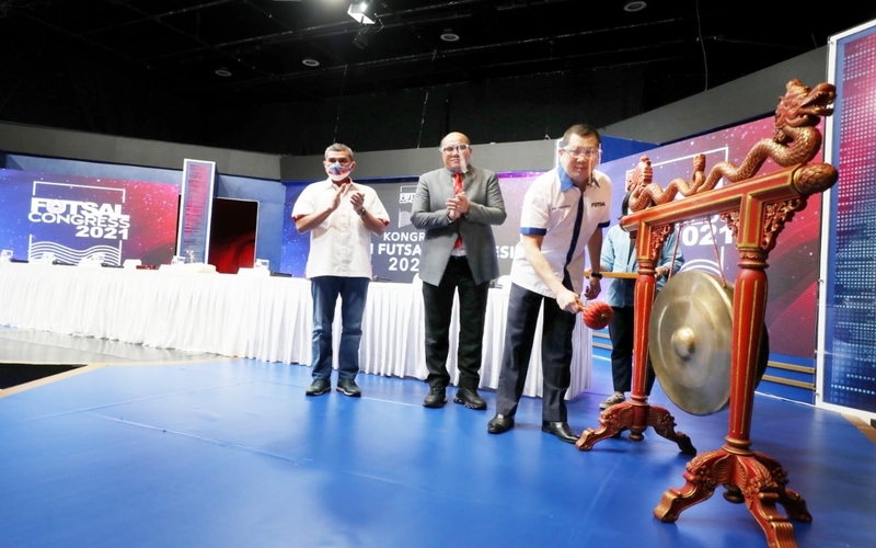 Hary Tanoesoedibjo Buka Kongres FFI 2021, Para Peserta Terapkan Prokes Ketat