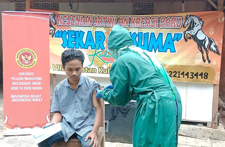 Binda DIY Gelar Vaksinasi Covid-19 di Kulonprogo Sasar Lansia hingga Seniman