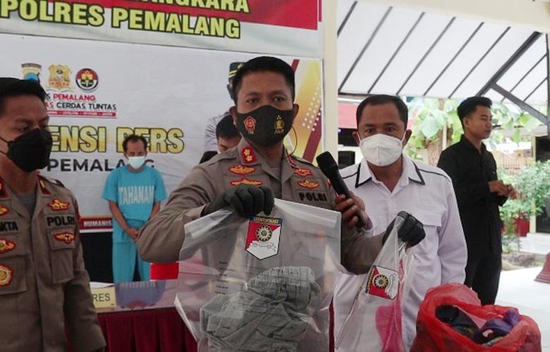 Polisi Tangkap Ayah Cabuli Anak Tiri di Pemalang, Sita Celana Dalam hingga Kolor