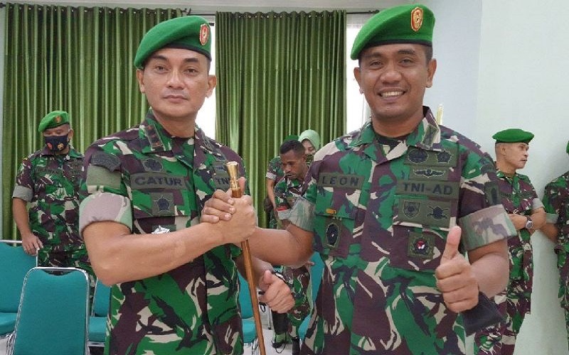 Sah, Letkol Inf Catur Prasetiyo Jabat Dandim 1709/Yawa