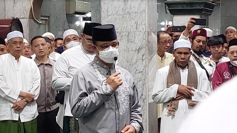 Usai Sholat Jenazah, Anies : Haji Lulung Pribadi Mulia Hidupnya Memikirkan Umat 