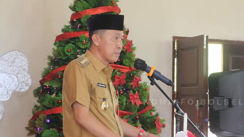Bupati Bolsel Ajak Umat Kristiani Rayakan Natal dengan Sederhana