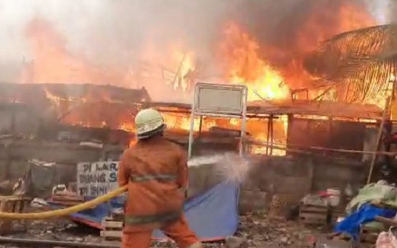 Kebakaran Permukiman di Senen, Kerugian Ditaksir Rp2 Miliar