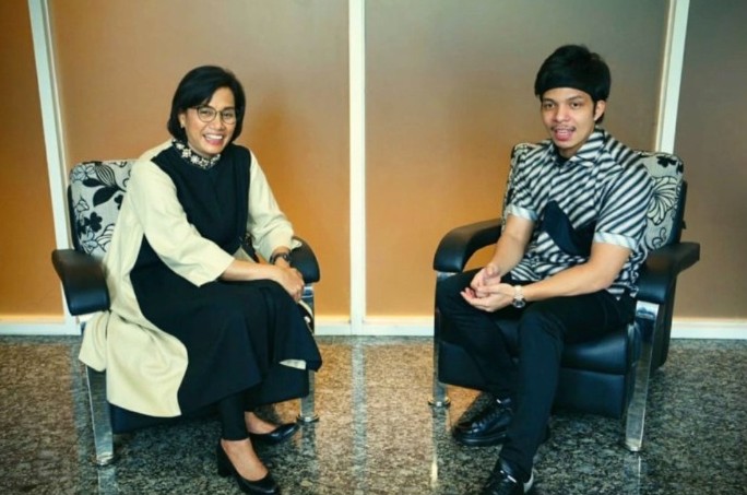 Sri Mulyani Ajak Atta Halilintar Diskusi Pentingnya Perpajakan