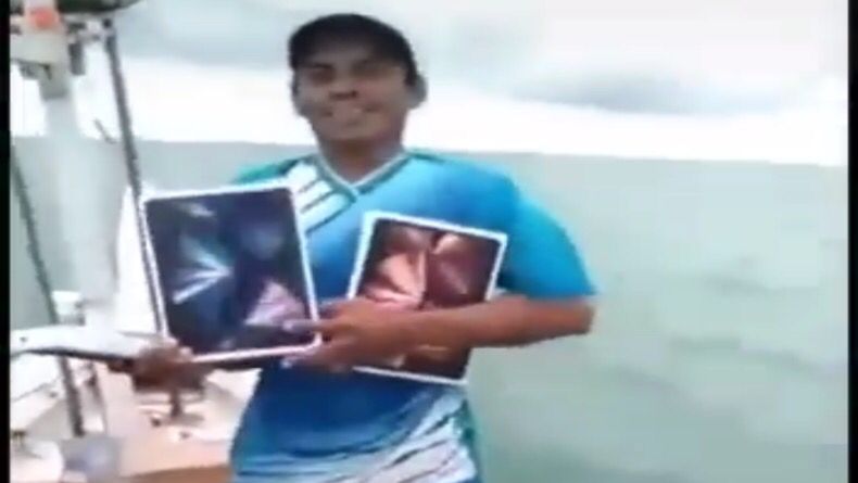 Viral! Nelayan Temukan Berdus-dus iPhone, iPad dan Macbook di Laut