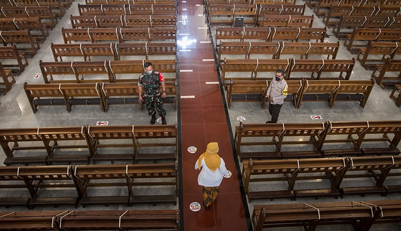 Gereja Immanuel Jakarta Doakan Presiden Jokowi hingga Personel TNI-Polri di Misa Natal
