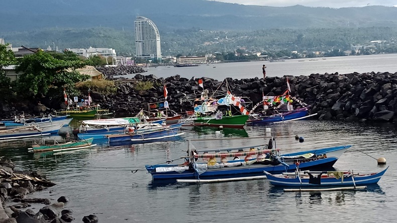 Gelombang Tinggi 2,5 - 4 Meter Masih Terjadi di Perairan Kepulauan Sangihe - Talaud Hari Ini 