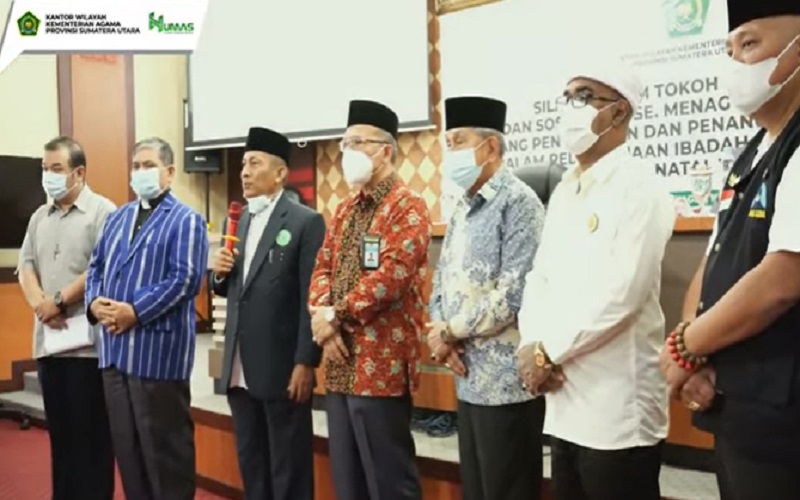 Pernyataan Bersama Tokoh Lintas Agama Provinsi Sumut Menyambut Nataru, Berikut Isinya