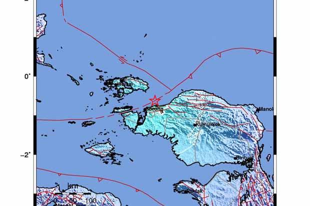 Gempa Hari Ini 2 Kali Guncang Sorong, BMKG Minta Warga Tetap Tenang