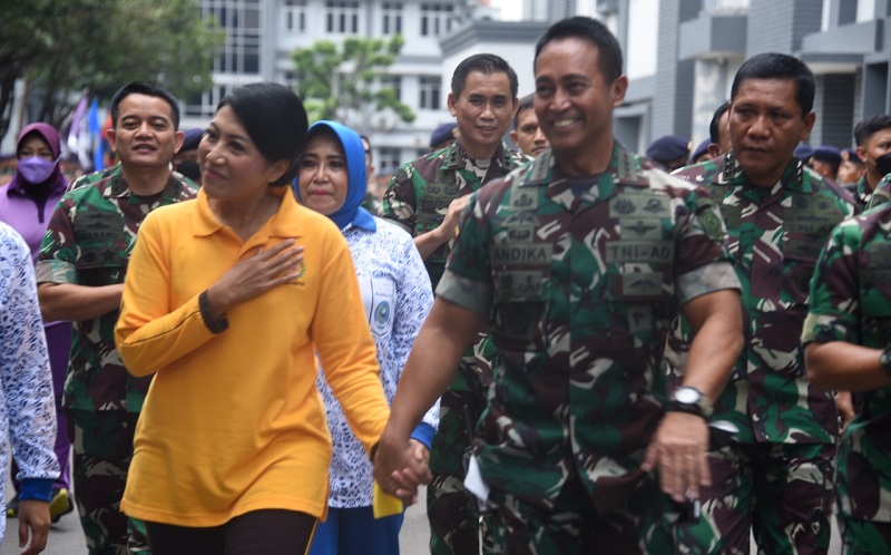 Panglima TNI Kunjungi Markas Prajurit Pengawal Samudra, Pantau Keamanan Laut Natuna Utara