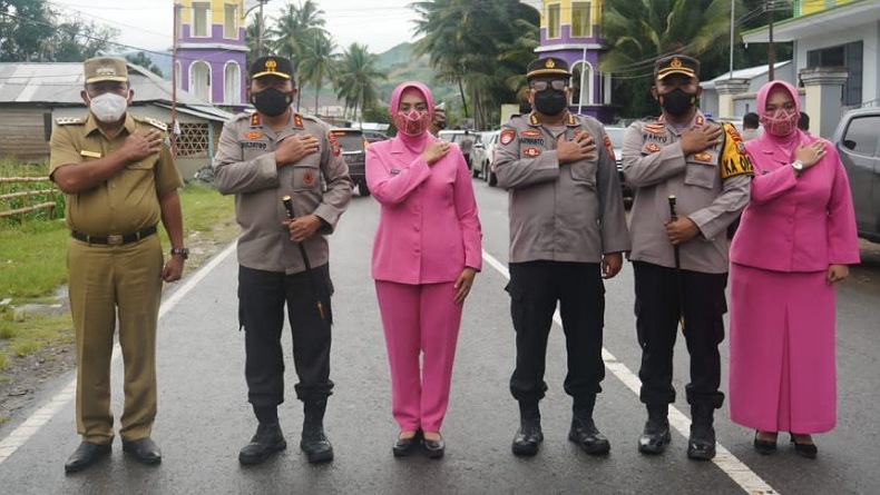 Jelang Nataru Kapolda Tinjau Perbatasan Sulut-Gorontalo