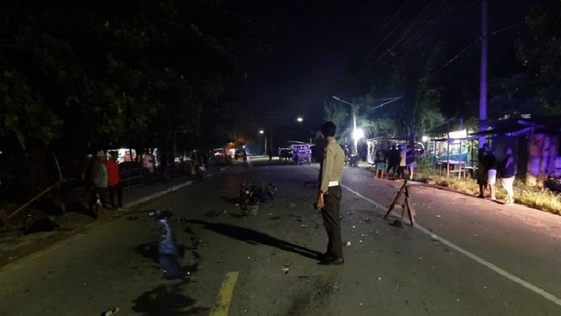 2 Pemuda Tewas dalam Kecelakaan di Pantai Hamadi, gegara Kendarai Motor sambil Mabuk