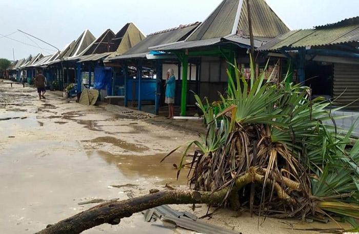 47 Kios di Pantai Sepanjang Gunungkidul Rusak Diterjang Badai, BPBD: Semuanya Tertangani
