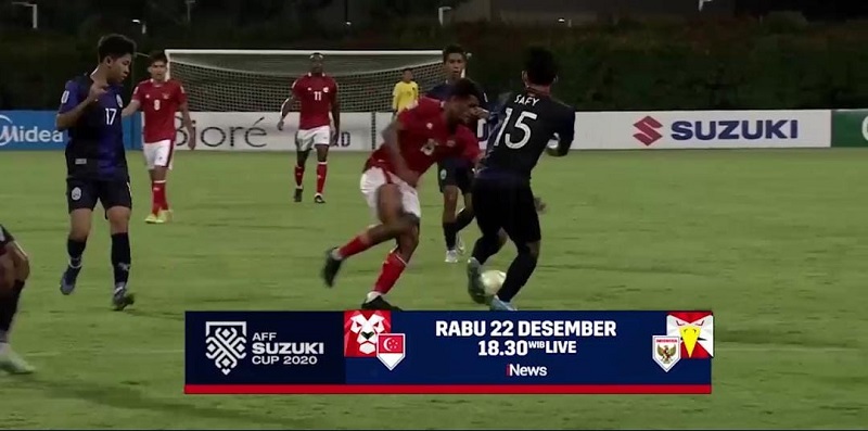 Jangan Lewatkan! Big Match Semifinal Piala AFF 2020 Indonesia Vs Singapura Live hanya di iNews
