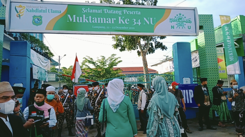 Pembukaan Muktamar ke-34 NU, Ratusan Orang Padati Lokasi