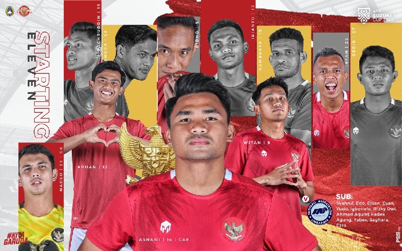 Susunan Pemain Indonesia Vs Singapura: Shin Tae-yong Simpan Evan Dimas, Elkan Baggott, Ezra Walian