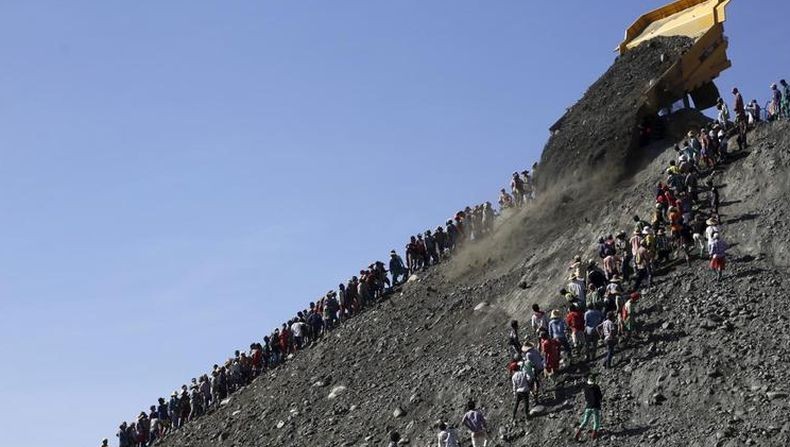 80 Orang Hilang Disapu Longsor di Tambang Batu Giok Myanmar