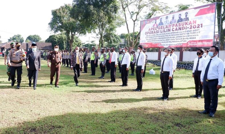 Jelang Natal, TNI-Polri Jaga Ketat Puluhan Gereja di Kota Salatiga