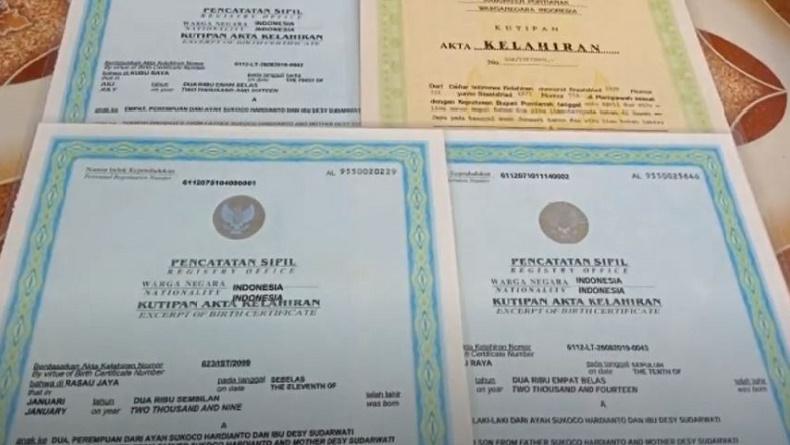 Viral di Kubu Raya, Orang Tua Beri Nama Sama 4 Anaknya dengan Hanya 1 Huruf A