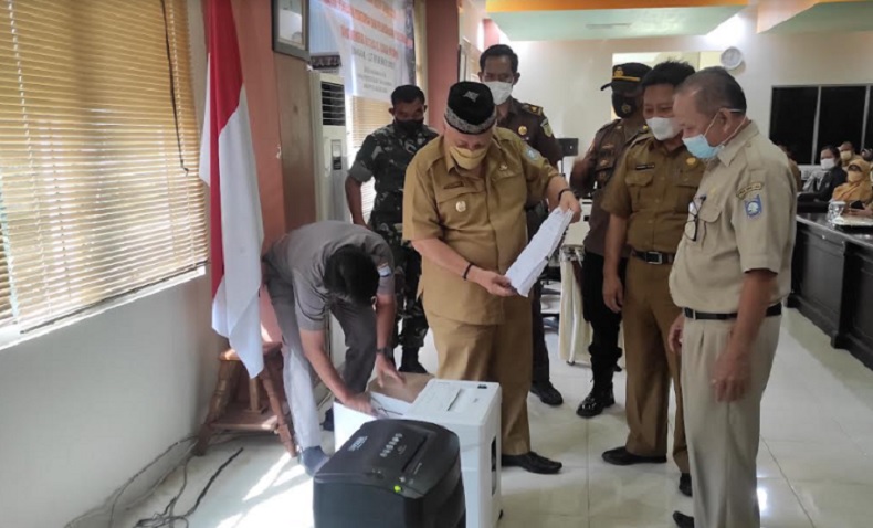 Habis Masa Retensi, Arsip 5 OPD di Bangka Barat Dimusnahkan 
