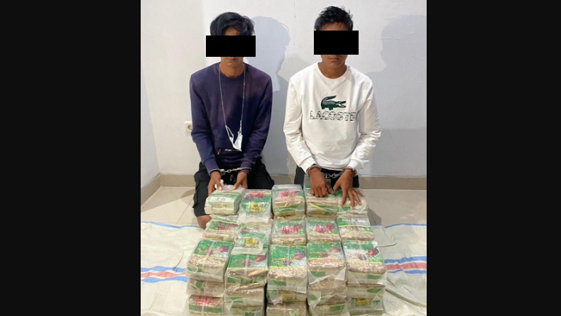 Polda Sumut Gagalkan Penyelundupan 50 Kg Sabu, 2 Kurir Ditangkap