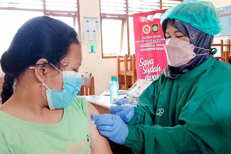 Binda DIY Percepat Vaksinasi Bagi Pelajar di SD Cerme Kulonprogo