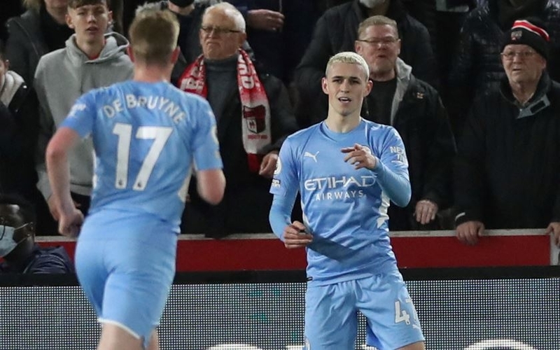 Hasil Brentford Vs Man City: Phil Foden Tajam, The Citizens Kokoh di Puncak Klasemen Liga Inggris