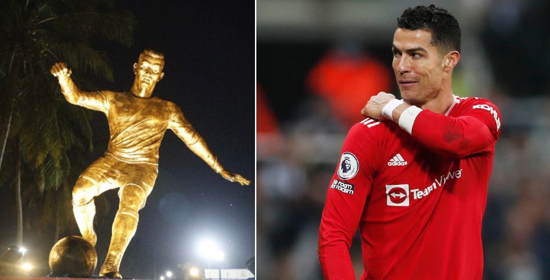 Patung Cristiano Ronaldo Senilai Rp230 Juta Tuai Kritik di India, Ini Alasannya 