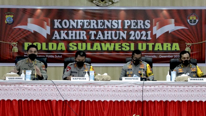 Gangguan Kamtibmas di Sulut Turun 21 Persen di Tahun 2021