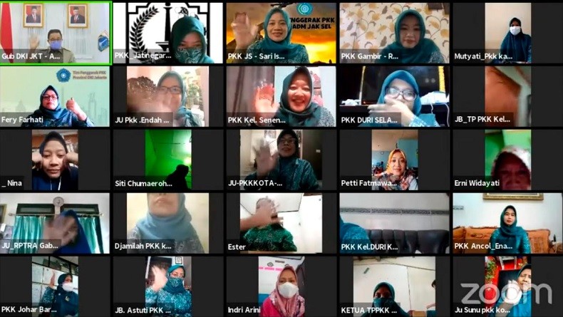 Pandemi Covid-19, Begini Cara Anies Jelaskan Ibu-Ibu PKK tentang Imunitas Tubuh Terbentuk