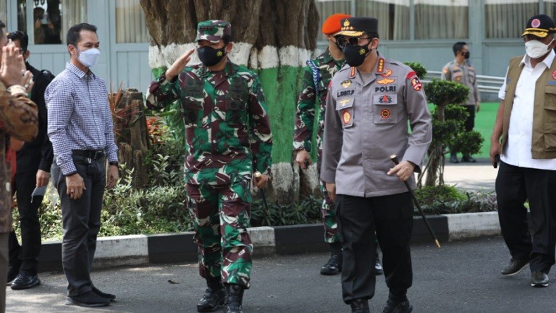 Kasus Covid-19 di Kudus Melonjak, Panglima TNI Kapolri Turun Tangan