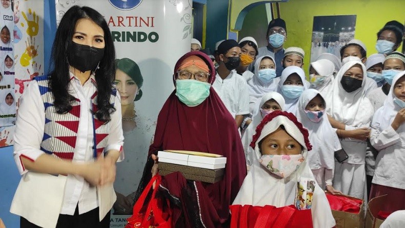 Keceriaan Anak Panti Asuhan Nurul Iman Menteng Terima Bantuan dari Kartini Perindo 