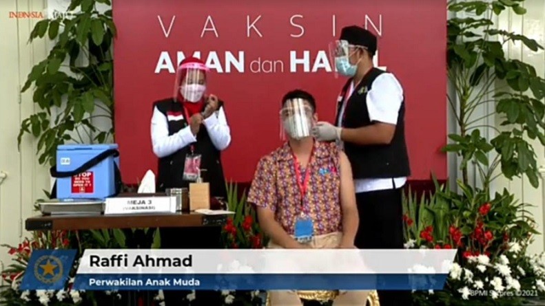 Raffi Ahmad Usai Divaksin Kumpul dengan Gading Marten dan Anya Geraldine Tanpa Masker, Netizen Protes