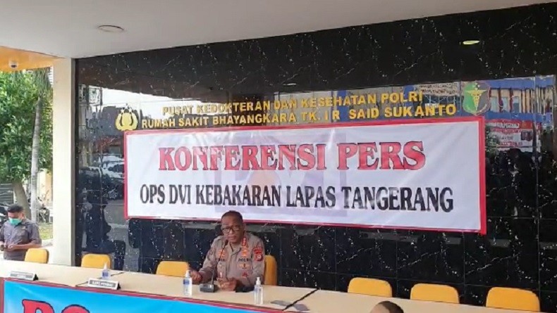 Polisi Usut Kebakaran Lapas Tangerang, 22 Orang Diperiksa