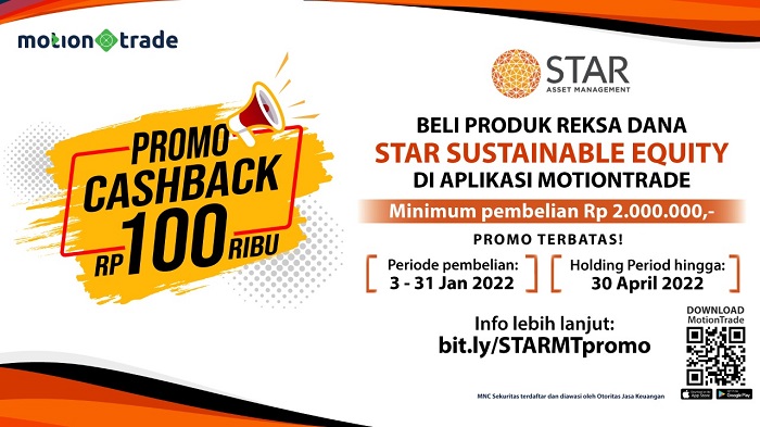Hujan Cuan Awal Tahun, MNC Sekuritas dan STAR AM Tebar Promo Cashback Reksa Dana