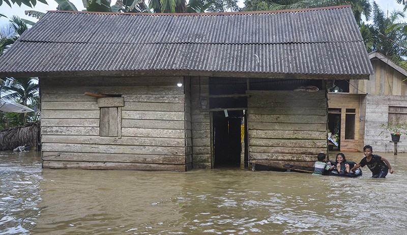 2 Hari Diguyur Hujan, Banjir Terjang 8 Desa di Aceh Timur