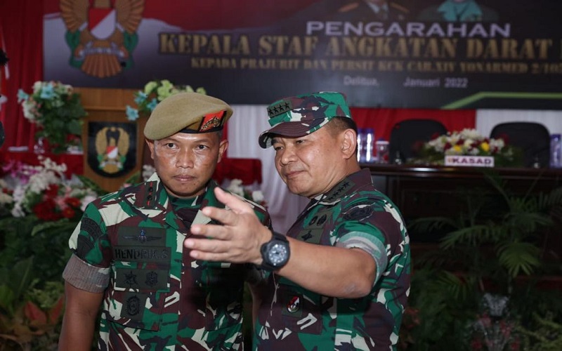 Sambangi Kodam I/Bukit Barisan, Ini Pesan KSAD Jenderal Dudung