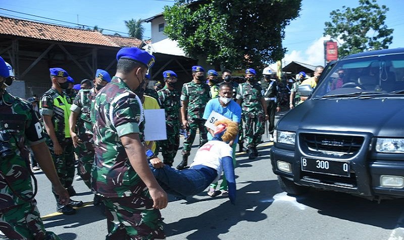 Polisi Militer TNI AD Gelar Rekonstruksi 3 Penabrak Sejoli di Nagreg