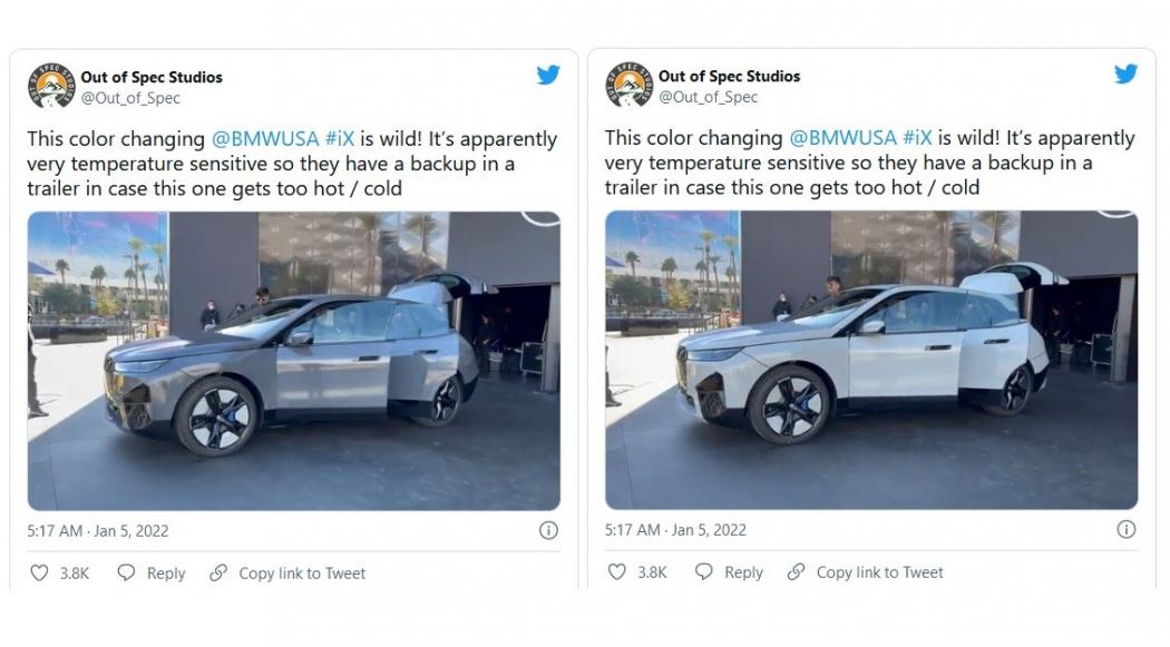 BMW Ciptakan Mobil Bisa Berganti Warna, seperti Bunglon Dapat Berkamuflase