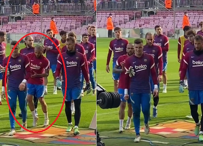 Tak Mau Injak Lambang Barcelona, Dani Alves Banjir Pujian