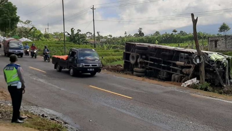 3 Truk Kecelakaan di Wonosobo, 2 Tewas 