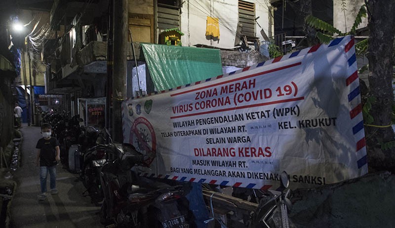 Micro Lockdown Dicabut, Kelurahan Krukut Sudah Bukan Zona Merah Covid-19