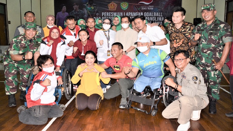 Jenderal TNI Andika Perkasa Resmikan Sarana Latihan Atlet Disabilitas di Bandung