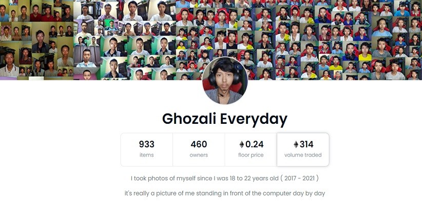 Raup Untung dari Bisnis NFT, Ghozali Everyday: Buat Bayar Utang 